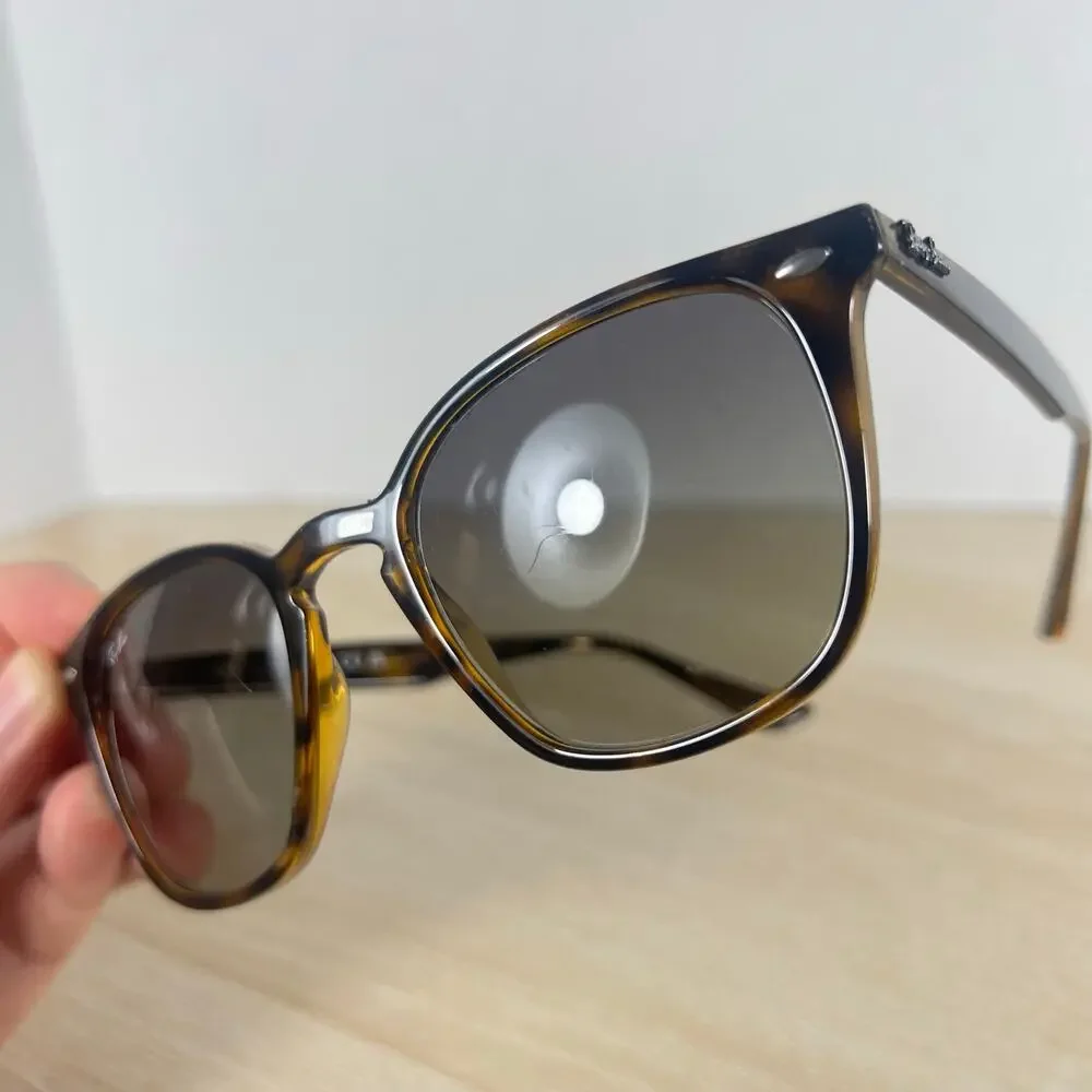Ray-Ban RB4258 710/11 Polished Tortoise Full Rim Eyeglasses READ DESC 50-20-145
